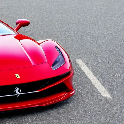 Prompt: a photo of a ferrari f 90, 8k