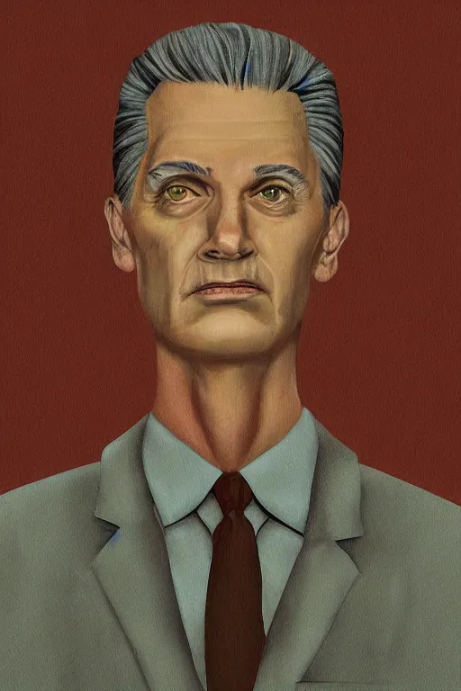 Prompt: Twin Peaks artwork by Gigi Cavenago