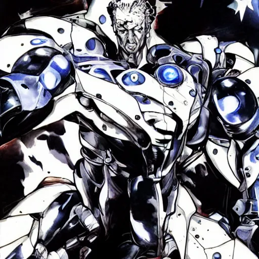 Prompt: tim allen apophasis by yoji shinkawa apophasis