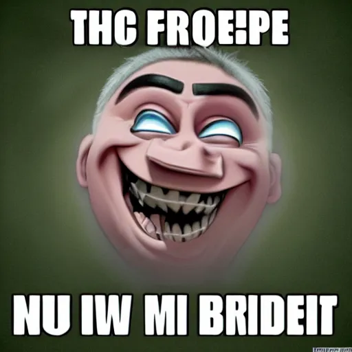 Image similar to trollface