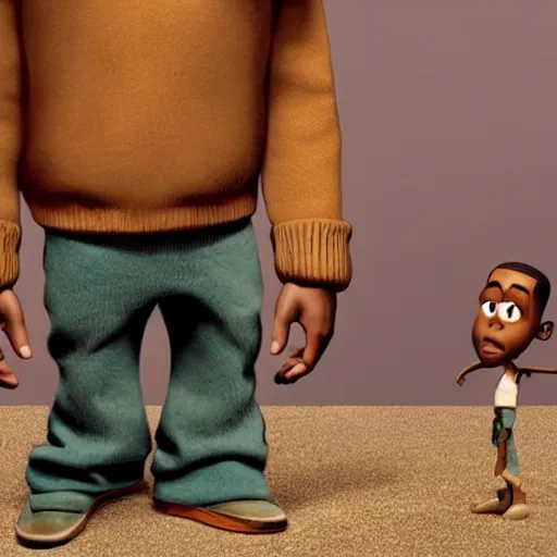 Image similar to Kanye West by Pixar