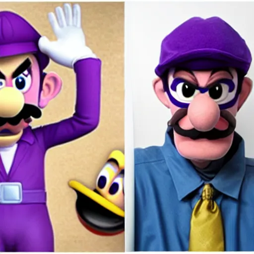 Prompt: waluigi in real life
