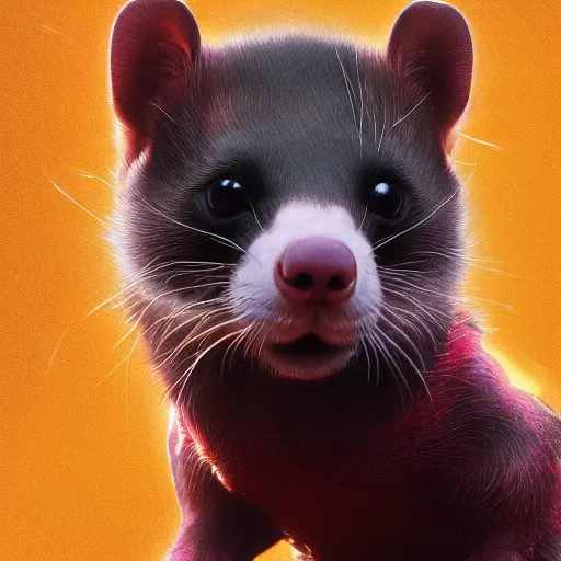 Prompt: A ferret is Thanos, hyperdetailed, artstation, cgsociety, 8k