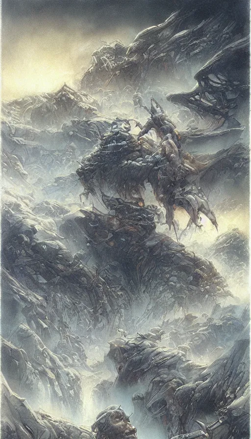 Prompt: rage, by john howe