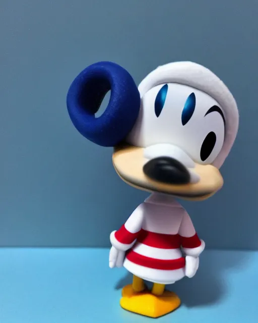 Prompt: donald duck Funko Pop. Photographic, photography
