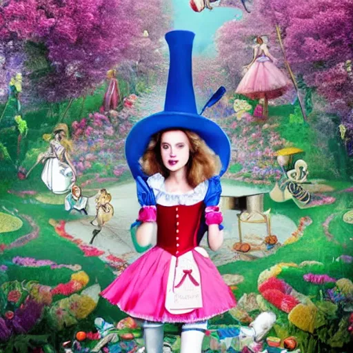 Image similar to alice in wonderland