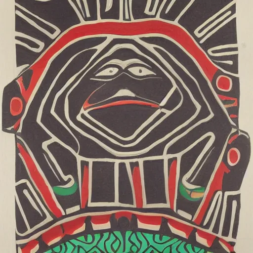 Image similar to haida, pacific northwest, formline, native american, art