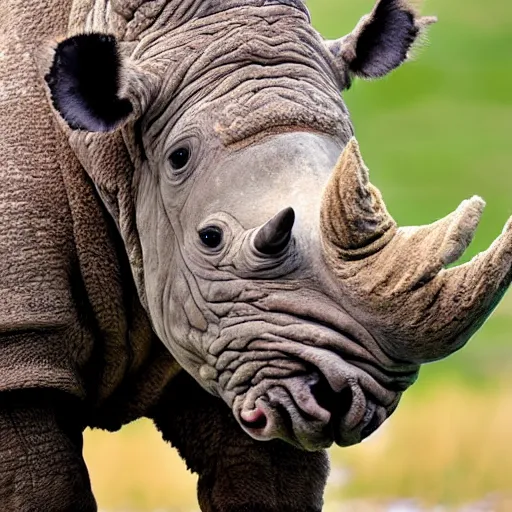 Image similar to wooly hairy brown rhino nature photography