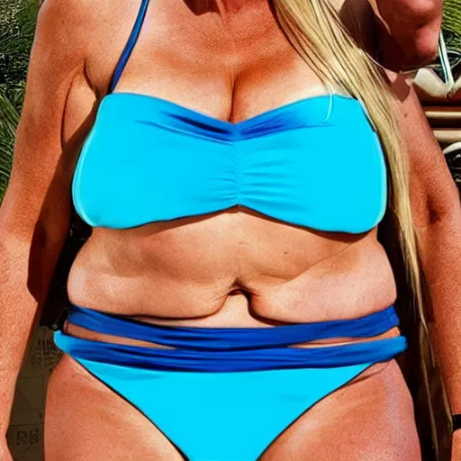 Image similar to donald trump as a bikini