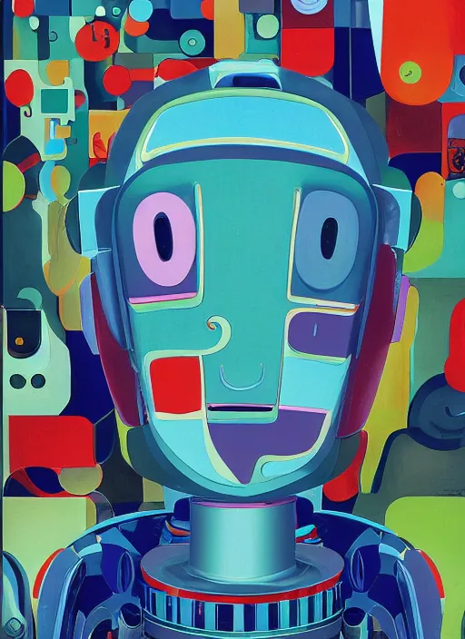 Image similar to professional art magazine photograph of a surreal contemporary art sculpture of a modular robot, by jack gaughan, by hikari shimoda, by masaaki yuasa