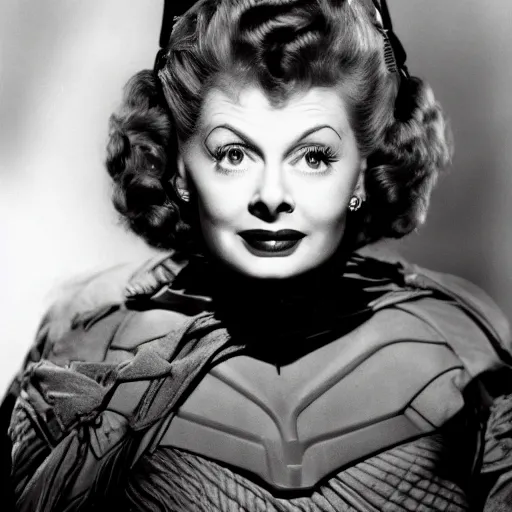 Image similar to a photograph of lucille ball in the movie star wars the empire strikes back