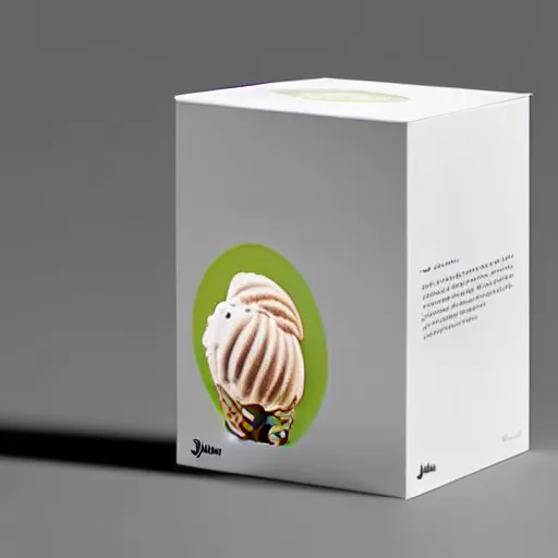 Image similar to jonathan ive dieter rams self licking 👅 ice cream 🍦 packaging