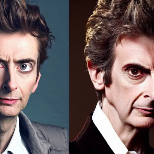 Image similar to david tennant mixed with peter capaldi