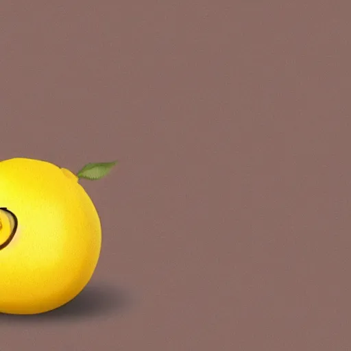 Image similar to john lennon as a lemon mixed with a lemon looks like a lemon, lemon