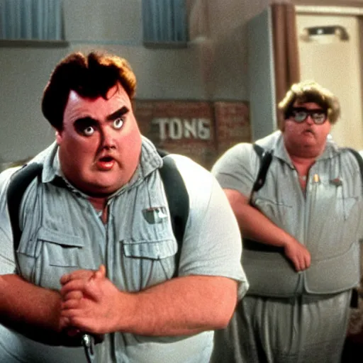 Image similar to john candy in ghostbusters