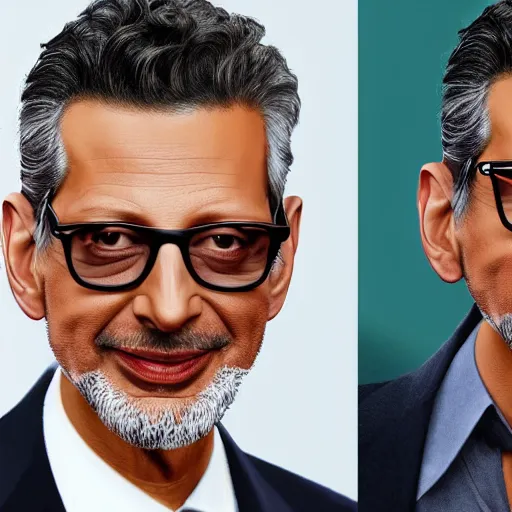 Prompt: same picture of jeff goldblum everyday