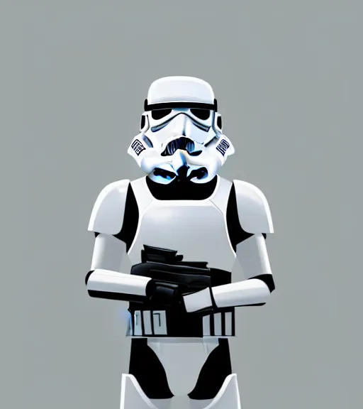 Prompt: icon stylized minimalist storm trooper, loftis, cory behance hd by jesper ejsing, by rhads, makoto shinkai and lois van baarle, ilya kuvshinov, rossdraws global illumination