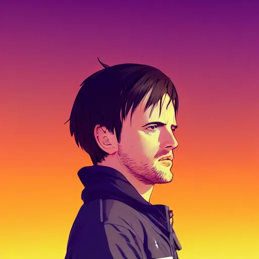 Prompt: ⁠portrait of Jesse Pinkman, New Mexican desert background, rich vivid colors, ambient lighting, dynamic lighting, 4k, HQ, official media, anime key visual, makoto shinkai, ilya kuvshinov, lois van baarle, rossdraws, detailed, trending on artstation