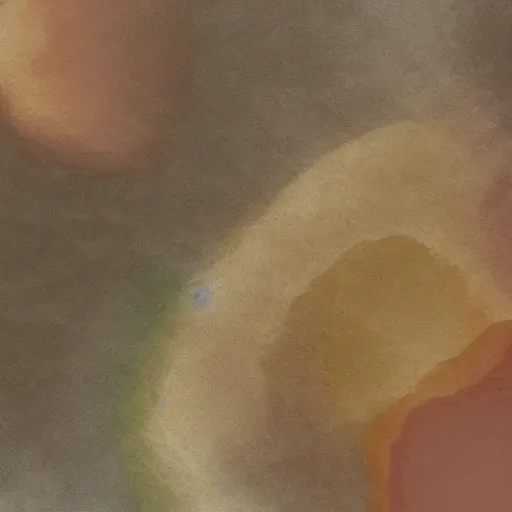 Image similar to an abstract composition in earth colours, 3D shaded,