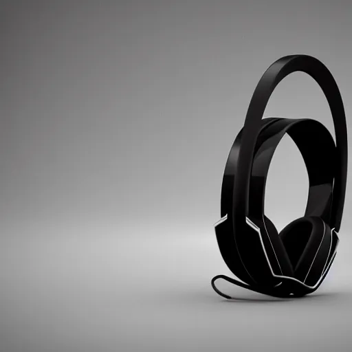 Prompt: product still of headphone stand, futuristic, techno, cyberpunk, product design, 3 d render, concept, fun, swag