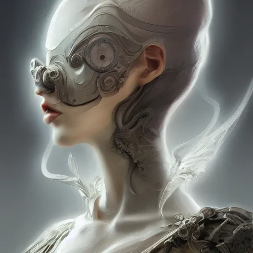 Image similar to a finely detailed portrait of a morph between discord and steam, futuristic, intricate, elegant, digital painting, trending on Artstation, concept art, smooth, sharp focus, illustration, by Ruan Jia and Mandy Jurgens and Artgerm and and william-adolphe bouguerea, award winning