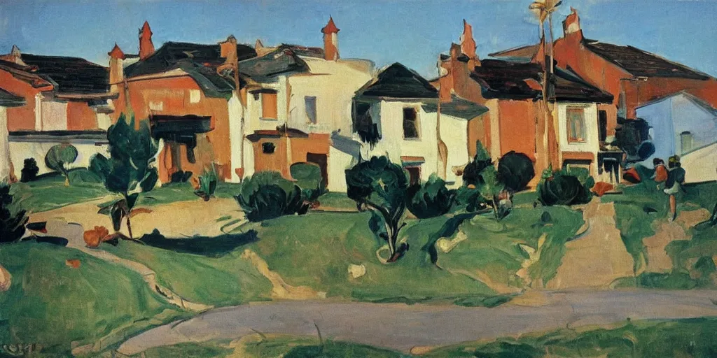 Image similar to us suburbs, sorolla 1950