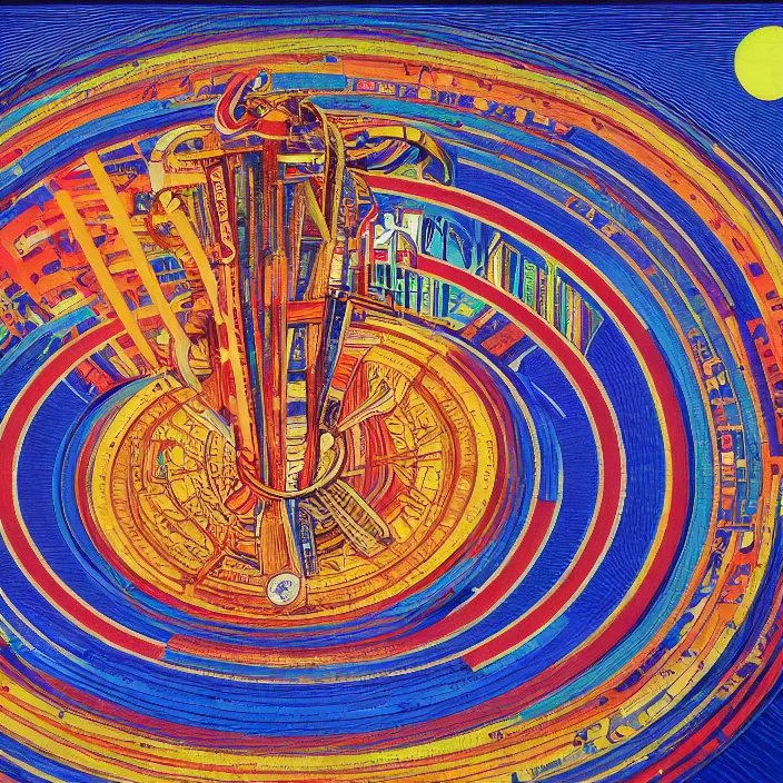 Prompt: artwork by paul laffoley, 8 k