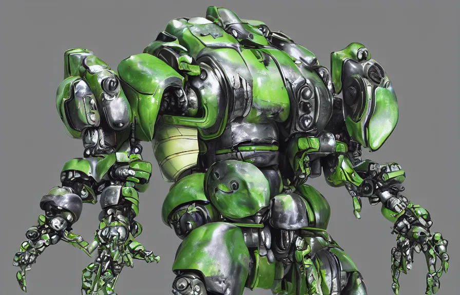 amphibious waterlily mobile suit combat mecha textured | Stable ...