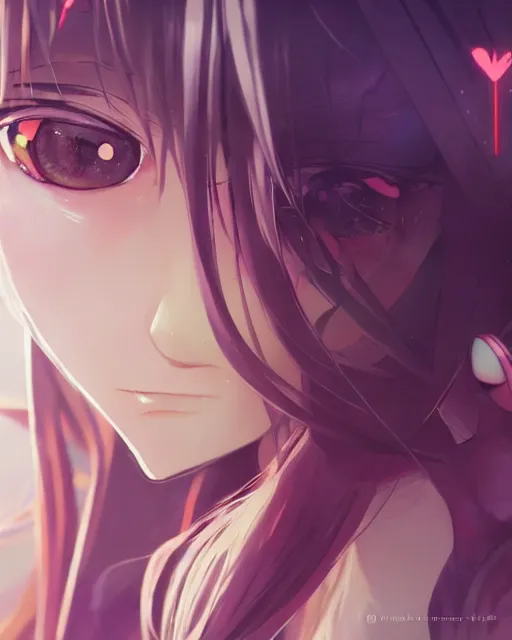 Image similar to illustration of an anime girl's eyes being mind controlled by artgerm and wlop and greg rutkowski, digital art, extreme detail, realistic lighting, cinematic composition, concept art, sharp focus, colorful, photorealistic eyes, 8 k