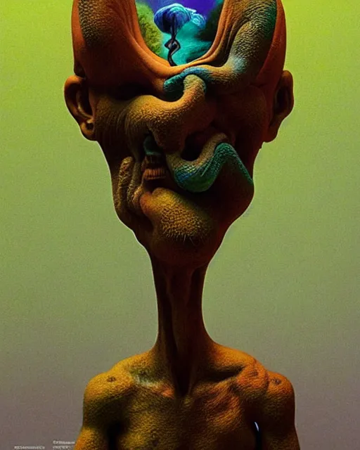 Prompt: Zdzisław Beksiński as a Pixar figurine, vibrant, hyperrealistic, Maximalism, mystical, ornate, Intricate