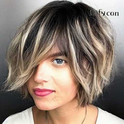 Image similar to Wavy bob haircut