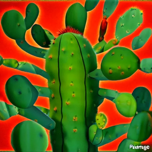 Image similar to cactus that is orange, photorealistic, 8k