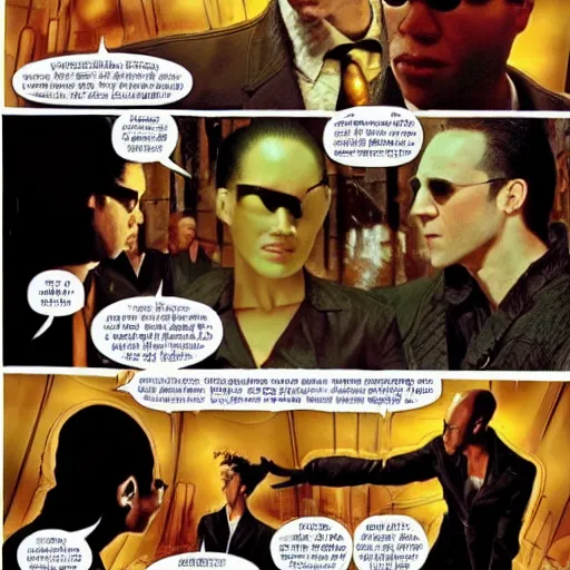Image similar to The fourth Matrix movie if it had actually been good