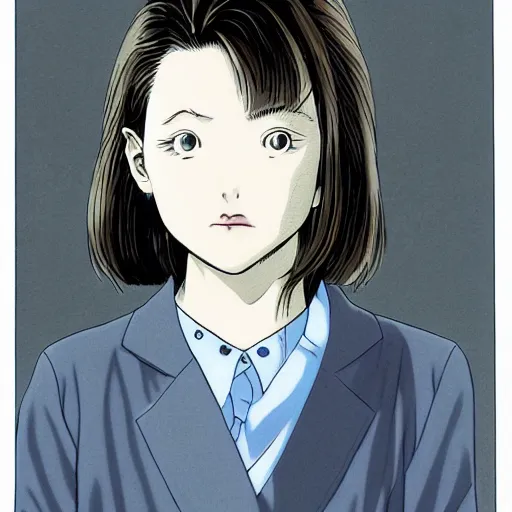 Prompt: young girl by naoki urasawa, detailed, manga, illustration