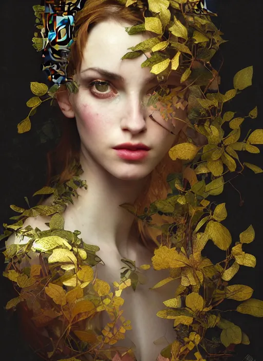 Image similar to hyper realistic photographer looking through a vintage medium format camera, design on white background, beautiful details, lush foliage cyberpunk, gold, drawn by john singer sargent, tom bagshaw, norman rockwell, alphonso mucha, lolish, trending on artstation