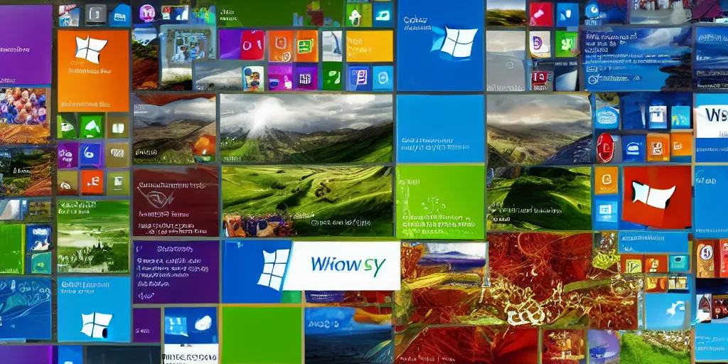 Prompt: a very cool windows 7 wallpaper,