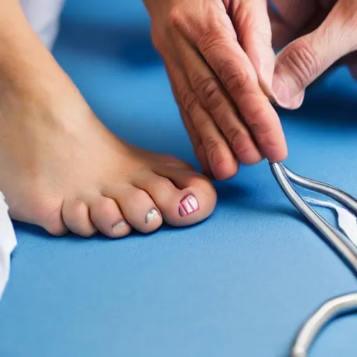 Image similar to Doctors performing surgery on a foot