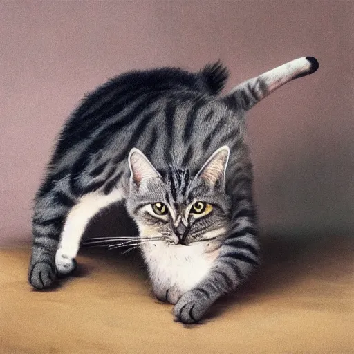 Image similar to cat eating a car, photorealistic, studio