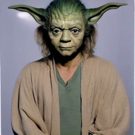 Prompt: Actor headshot for Yoda, vintage 1980s photograph