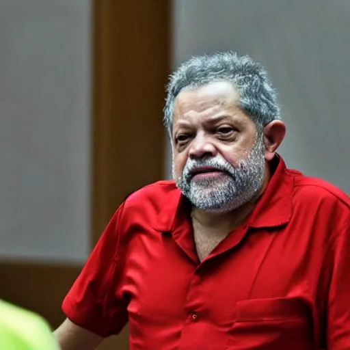 Image similar to Luiz Inácio Lula da Silva robbing petrobrás