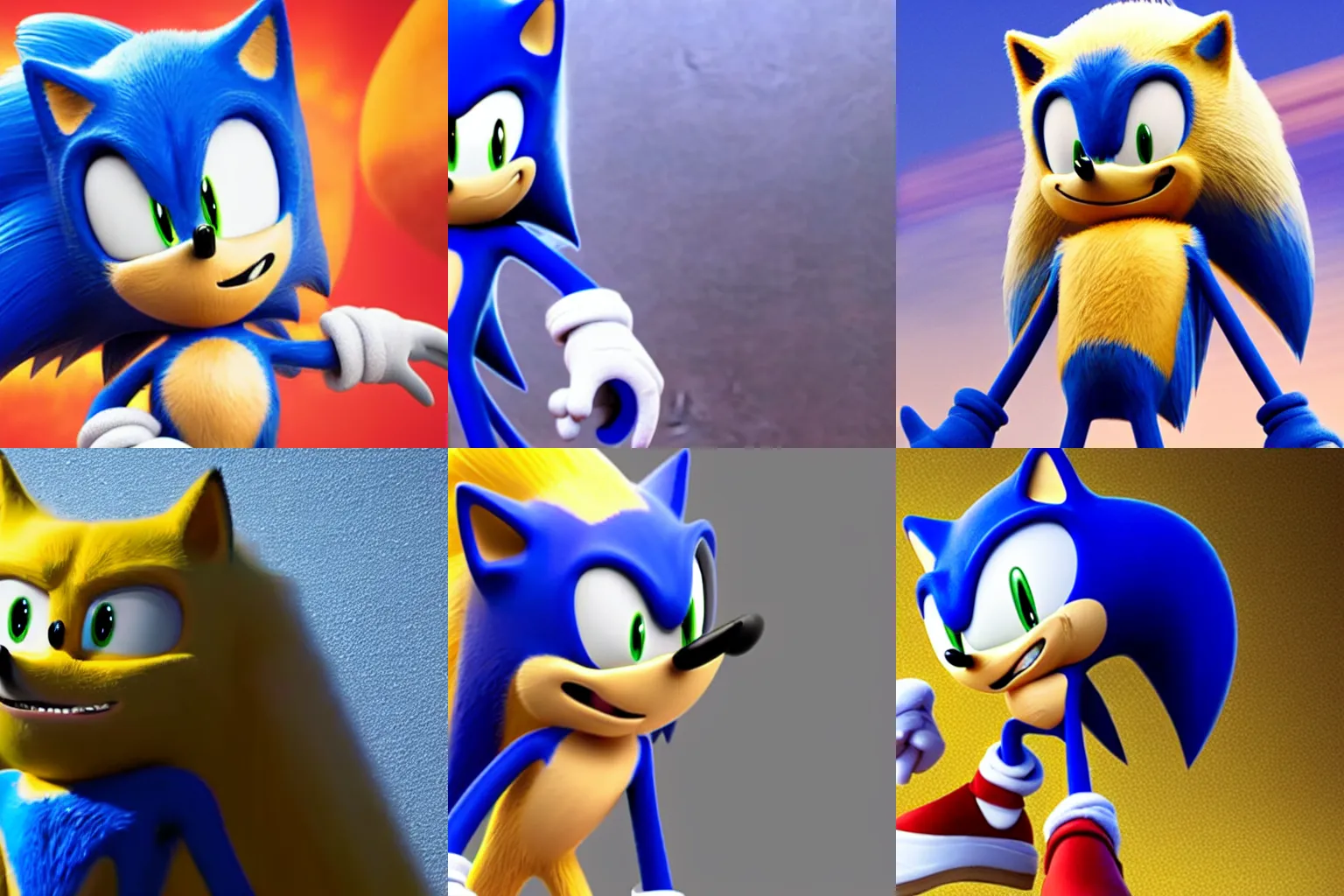 Prompt: ''Ugly Sonic getting an Oscar, photorealistic, HD''