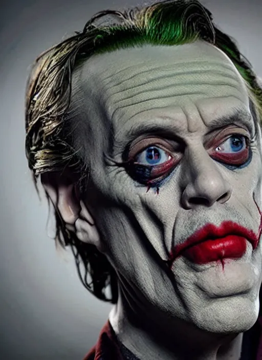 Prompt: Steve Buscemi as The Joker