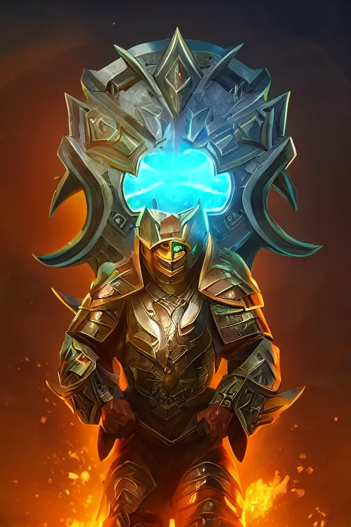 Image similar to shield fantasy epic legends game icon stylized digital illustration radiating a glowing aura global illumination ray tracing hdr fanart arstation by ian pesty and katarzyna da „ bek - chmiel