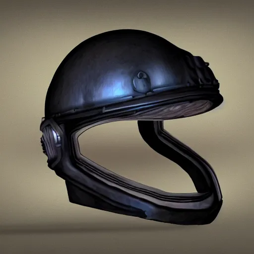 Image similar to sci fi enclosed recon helmet design realistic concept art