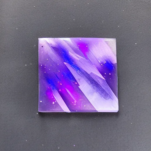 Image similar to Floating dark-purple crystal shard 🎨🖌️