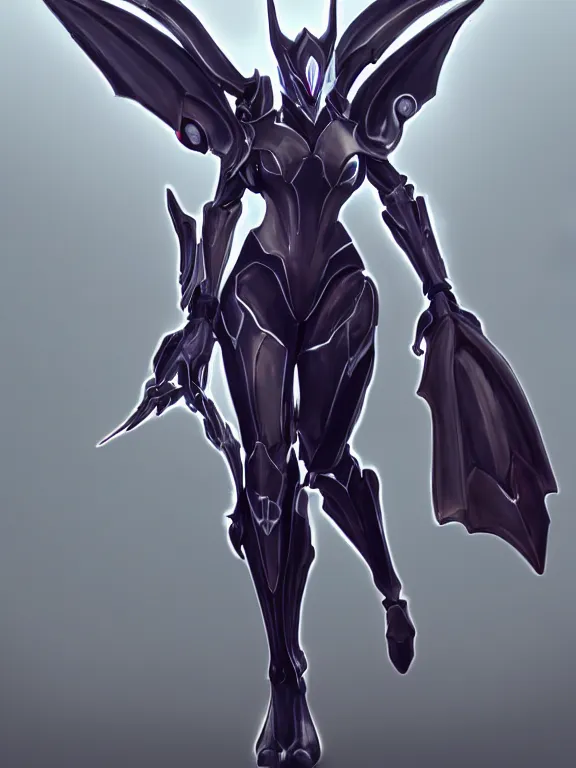 Image similar to exquisite cinematic front shot, low shot, of a beautiful saryn warframe, that's a giant beautiful stunning anthropomorphic robot female dragon with metal cat ears, posing elegantly, robot dragon paws for feet, streamlined white armor, long elegant tail, two arms, two legs, long tail, detailed warframe fanart, destiny fanart, high quality digital art, giantess art, dragon art, furry art, realistic digital art, warframe art, Destiny art, furaffinity, DeviantArt, artstation, 8k HD, octane render