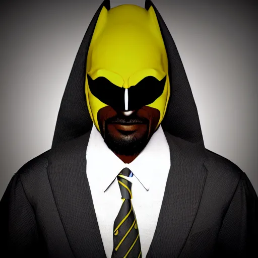 Image similar to 3 d render snoop dog as batman