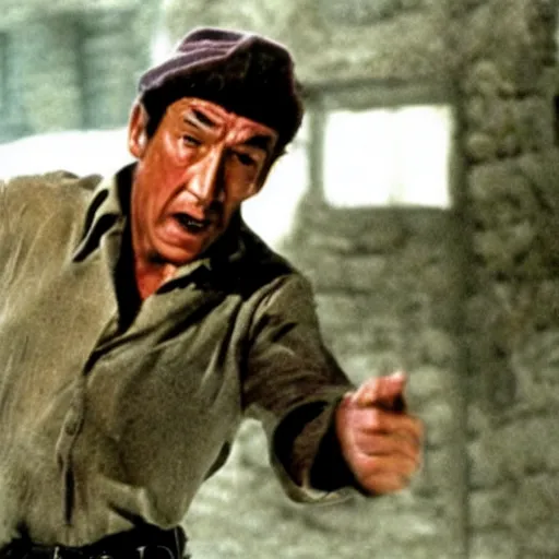 Prompt: chaves, a still of an action movie