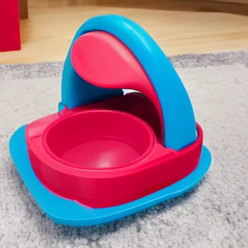 Image similar to Photo of a fully functional guilloutine designed by Fisher Price