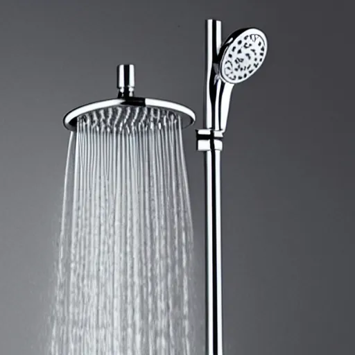 Image similar to the most sophisticated, complicated, unusable shower head in the world